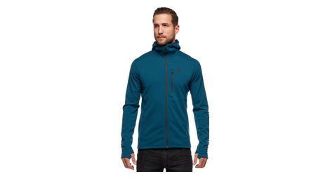 Polaire black diamond m coefficient hoody bleu  xl