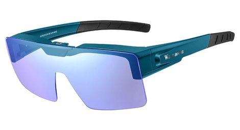 Lunettes de soleil photochromiques avec verres interchangeables - bleu