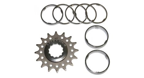 KIT ADAPTATION POUR PIGNON 16DTS SUR CORPS CASSETTE TYPE SHIMANO (AVEC ENTRETOISES)