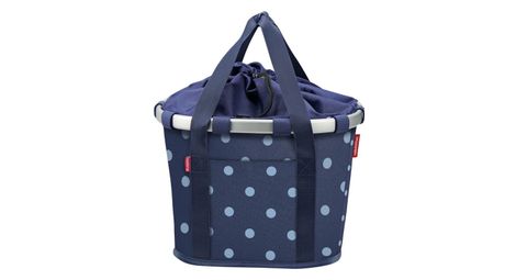 Panier klickfix bikebasket mixed dot bleu