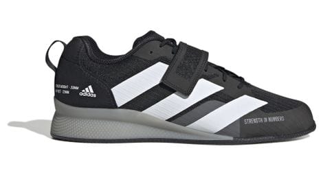 Adidas scarpe da corsa adipower weightlifting black white unisex