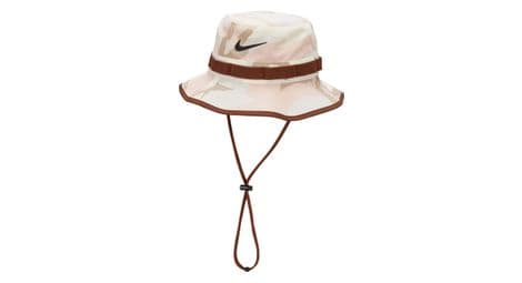 Nike dri-fit apex camo beige zwart unisex hoed