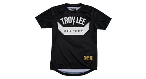 Maillot de manga corta para niños troy lee designs flowline aircore negro