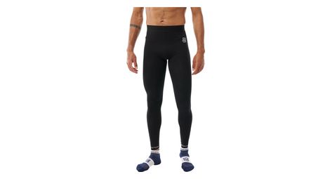 Mallas de compresión Compressport Recovery negras para hombre