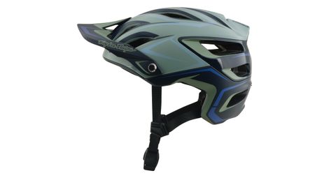 Casque VTT Troy Lee Designs A3 Mips Pin Sage Gris/Bleu