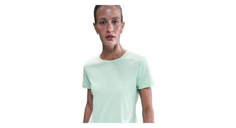 nike tempo swoosh run short sleeved jersey women s green