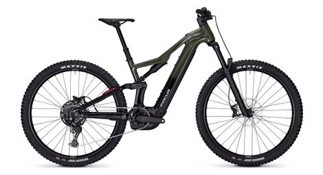 VTT Électrique Tout-Suspendu Focus Thron² 6.7 Shimano 10V 600Wh Bosch 100Nm 29'' Vert/Noir 2025