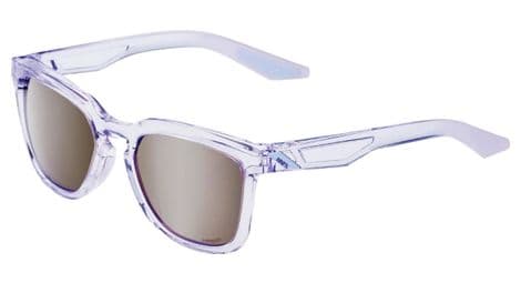 100% hudson brille violett - hiper linsen verspiegeltes silber