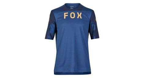 Fox defend taunt short sleeve jersey blue s