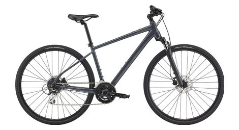 Bicicleta de ciudad / bicicleta híbrida cannondalequick cx 3 shimano tourney 8s gris pizarra