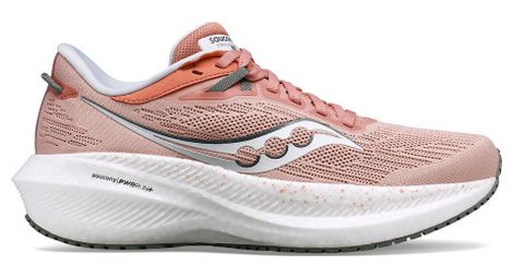 Saucony triumph 21 pink women's running shoes