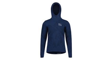 Sweat a capuche maloja mauerseglerm bleu