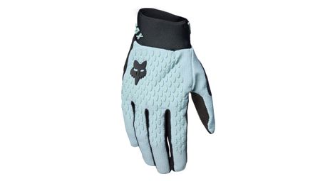 Guantes largos Fox Defend azules para mujer