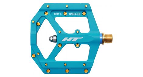 Pedali piatti ht me03t blu