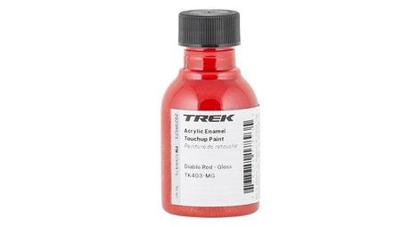 Peinture de retouche rouge trek diablo red
