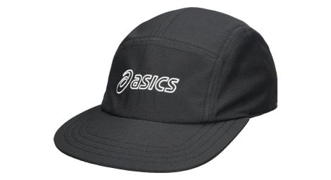 Asics 5-Panel-Kappe, schwarz