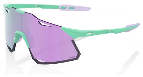 100% hypercraft soft tact brille grün - hiper mirror violet schirm