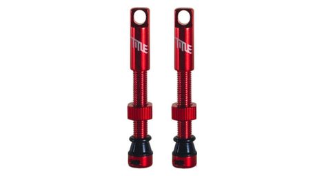 Valves tubeless title rouge