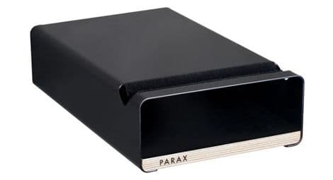 Support mural parax s-rack l noir/noir