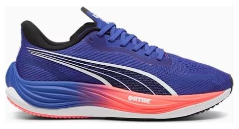 Chaussures running puma velocity nitro 3 bleu / rose homme