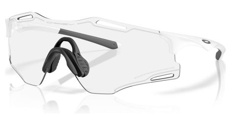 Oakley cybr zero occhiali fotocromatici bianco opaco / da trasparente a nero / ref : oo9512d-0139