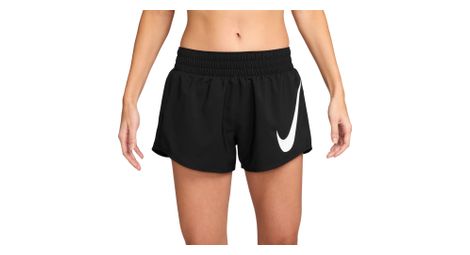 Pantalón corto nike one swoosh 3in negro, mujer