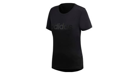 Adidas design 2 move logo tee ds8724 femme noir t shirt