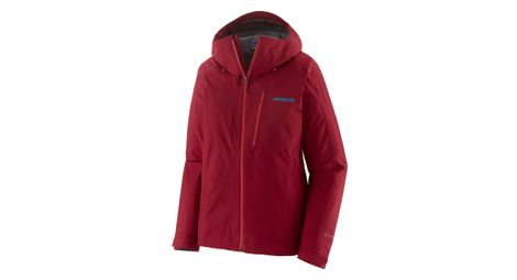 Veste imperméable patagonia calcite jacket femme rouge