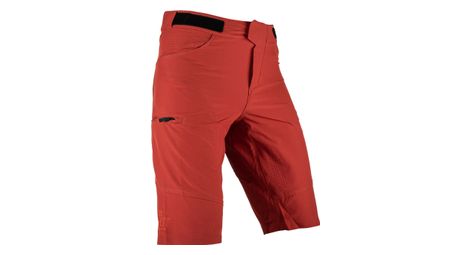 Leatt mtb trail 3.0 lava short red s