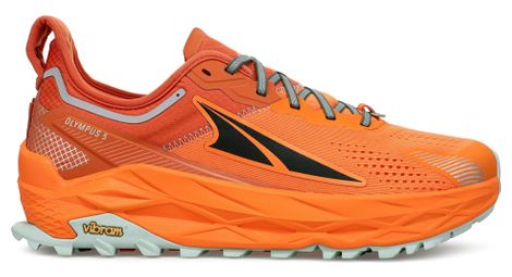 Altra olympus 5 orange trail running shoes