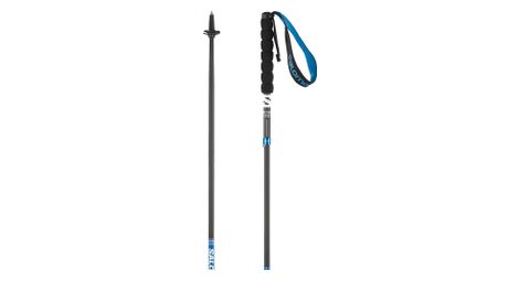 Salomon ultra carbon foldable trail poles black blue unisex