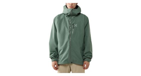 Chaqueta impermeable Haglöfs Alert Gore-Tex verde para hombre