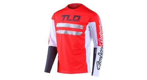 Refurbished produkt - kinder troy lee designs langarmtrikot sprint marker rot/grau s