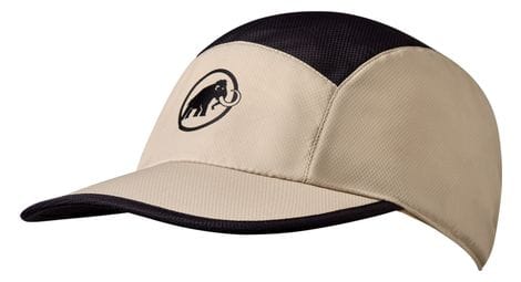 Casquette unisexe mammut aenergy light beige/noir