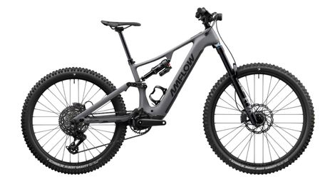 VTT Électrique Tout-Suspendu Amflow PR Carbon Pro Sram 12V 800 Wh DJI 150 Nm 29"/27.5" Gris 2026