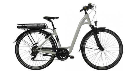 Vélo de ville électrique bicyklet louison shimano tourney 6v 400 wh 700 mm gris t.unique 165/190cm - produit reconditionné