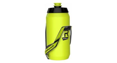 Kit porte bidon pro + bidon r550 polisport fluo - 550ml