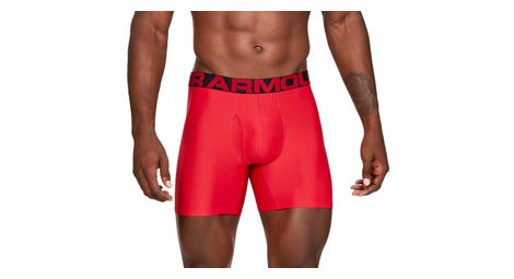 Under armour tech 6in 2pack boxer 1327415-600 homme caleçon boxeur rouge