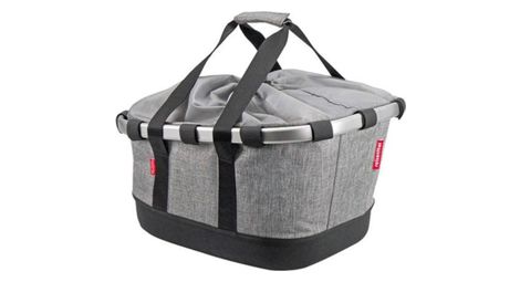 Sacoche de porte bagage klickfix bikebasket gt gris