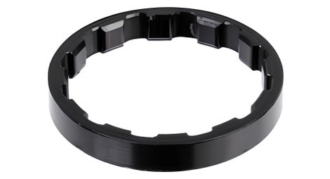 Entretoise de direction gusset alu 5 mm noir (unité)