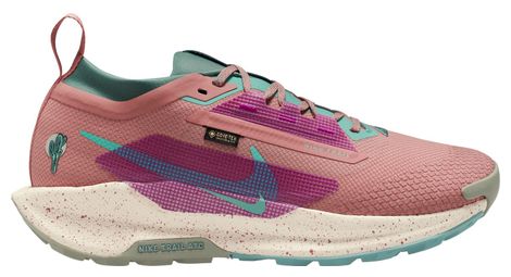 Nike pegasus trail 5 gtx rosa/blu scarpe da trail uomo