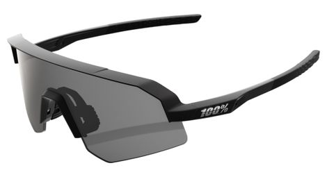 Gafas 100% Slendale SL Negro mate/Lentes ahumadas