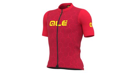 Maillot Manches Courtes Alé Cross Rouge