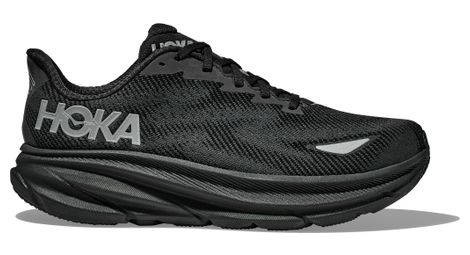hoka clifton 9 gtx running shoes black for men