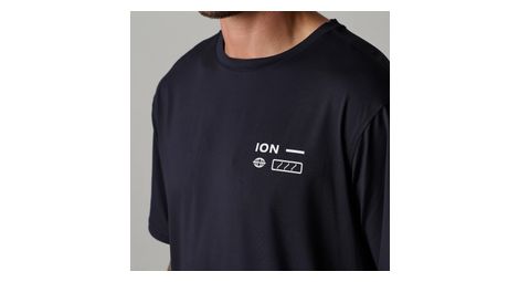 Ionic Graphic Schwarzes Mtb Kurzarm Trikot Fur Herren