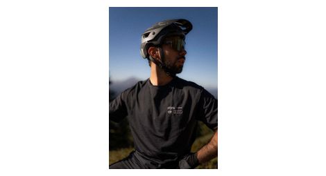 Ionic Graphic Schwarzes Mtb Kurzarm Trikot Fur Herren