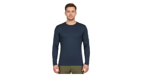 Tee-shirt technique fjork merino finn ml 140 homme laine mérinos ultra-légère 140 g/m² respirant et thermorégulant navy