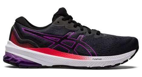 Asics gt-1000 11 negro púrpura zapatillas de running para mujer