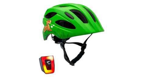 Casque de vélo pour enfants de 6 à 12 ans | vert mignon| certifié en1078