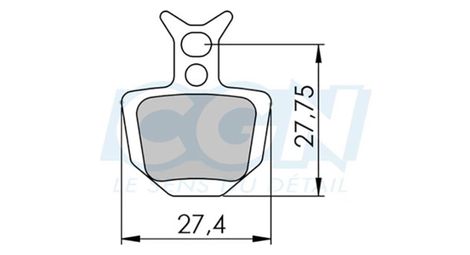 Plaquette frein vtt 13 clarks kevlar competition adapt. formula oro (pr)